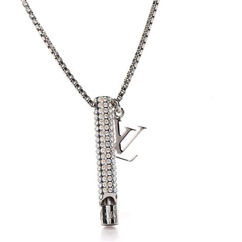 louis vuitton initial necklace s|louis vuitton whistle necklace.